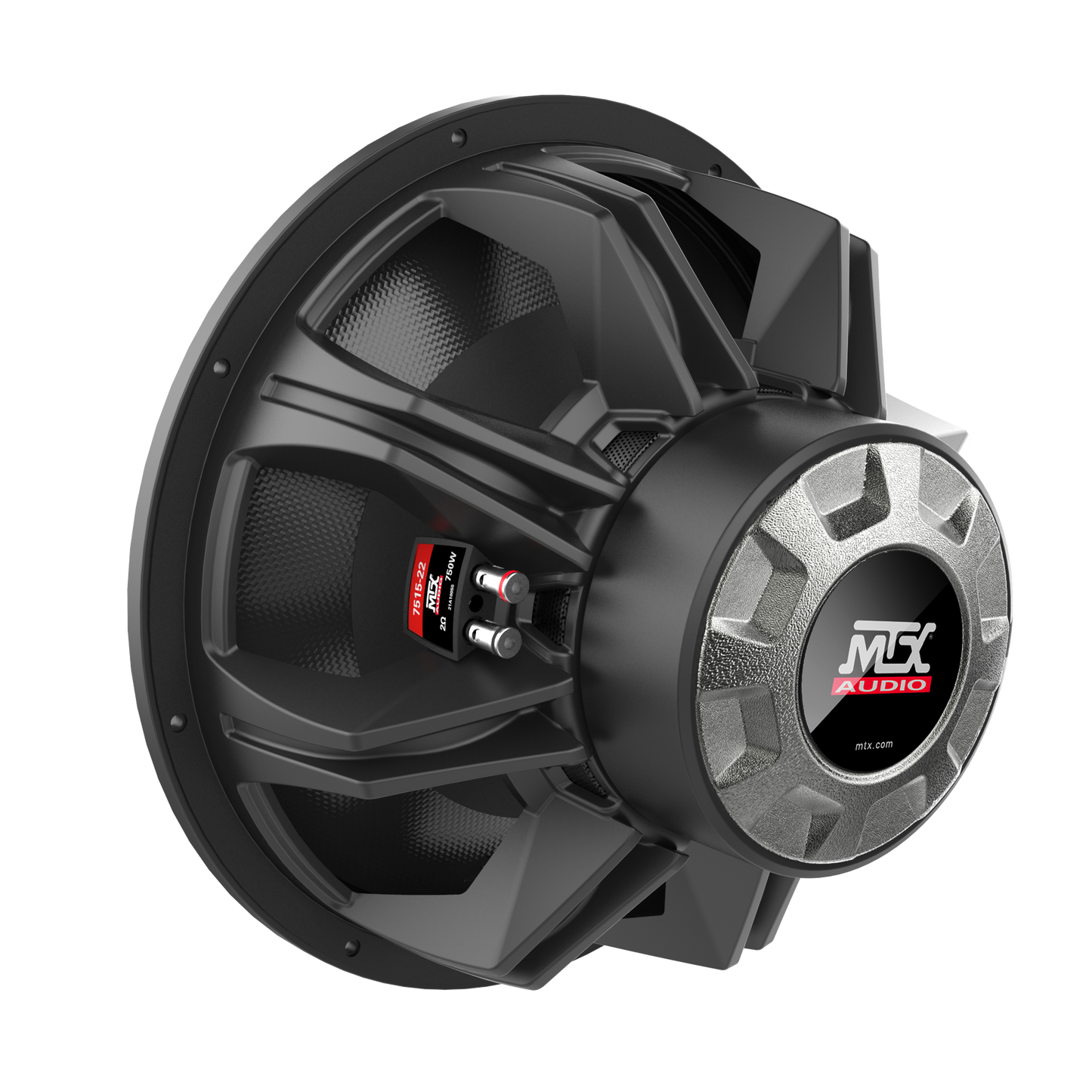 MTX 75 SERIES 15" DUAL 2 OHM SUBWOOFER (750WRMS/8.375" MOUNTING DEPTH)