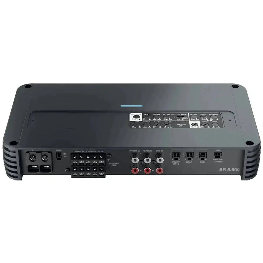 Audison SR 5.600 SR 5-channel car amplifier - 75 watts RMS x 4 at 4 ohms + 550 watts RMS x 1 at 2 ohms