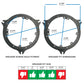 Metra 2000-Up Nissan/Infiniti Speaker Adapters (For 6"-6.75")