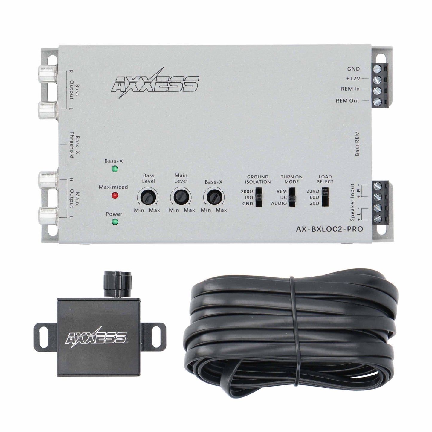 AX-BXLOC2-PRO | Axxess PRO Active LOC w/Bass Restoration + Bass Boost (4 Channel)