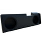King Boxes  Chevrolet Silverado/gmc Sierra 2019-2023 Subwoofer Box, Fits Dual 12", Sealed