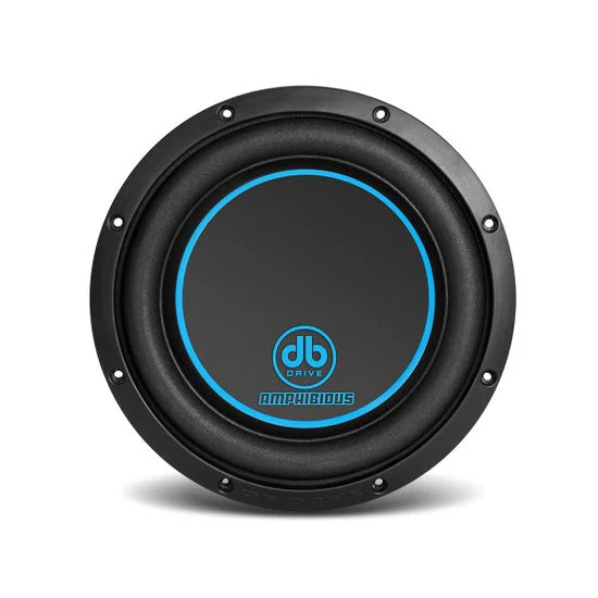 APW10D4 DB Drive 10" 300W RMS Shallow-Mount Marine Subwoofer - Dual 4 Ohm