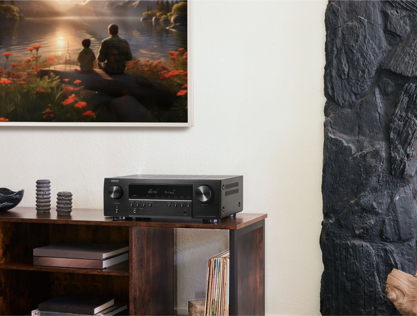 Denon AVR-S670H 5.2-channel home theater receiver with Wi-Fi®, Bluetooth®, Apple AirPlay® 2, and Amazon Alexa compatibility