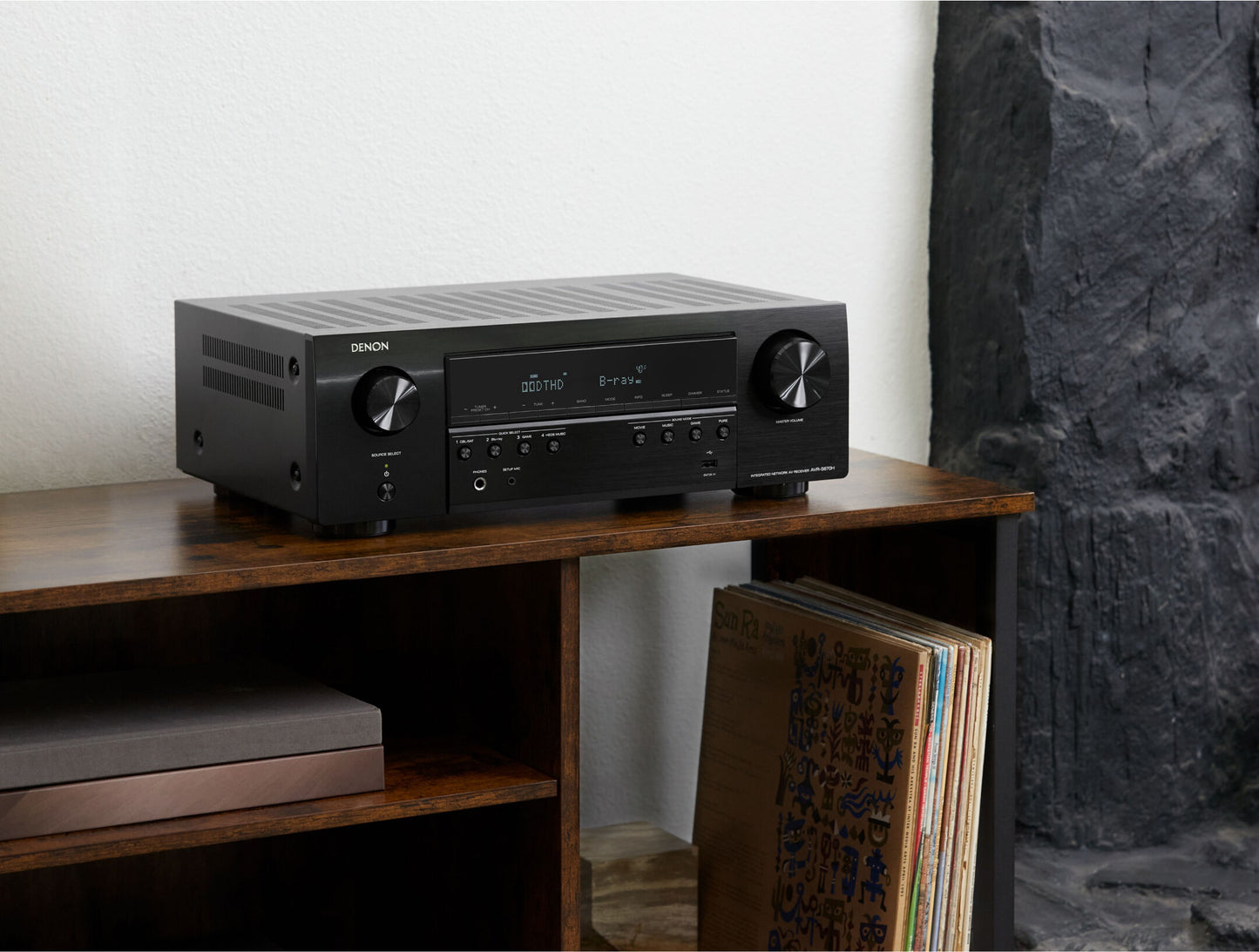 Denon AVR-S670H 5.2-channel home theater receiver with Wi-Fi®, Bluetooth®, Apple AirPlay® 2, and Amazon Alexa compatibility