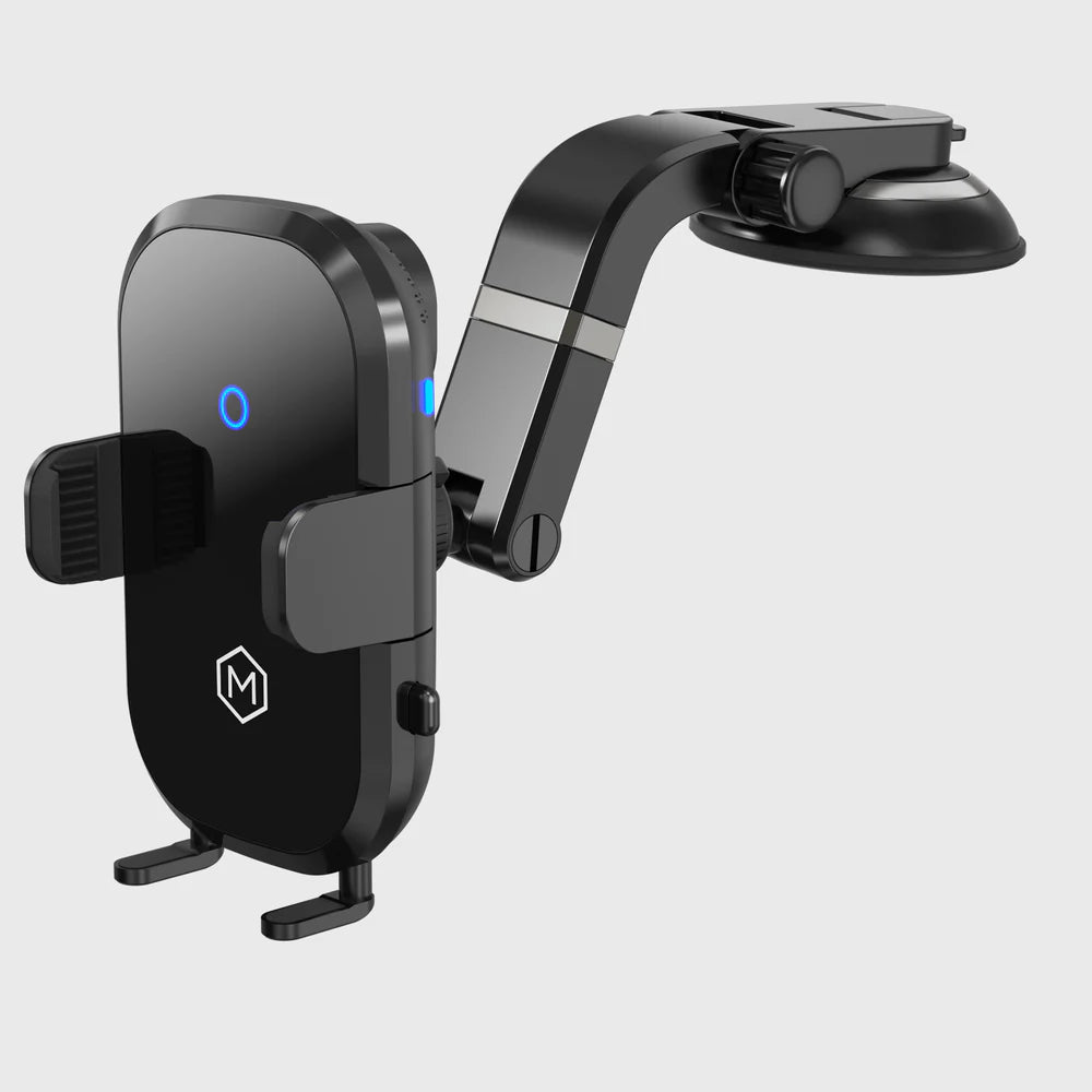 M3015-35 Mighty Mount Auto Scan Fast Wireless Car Charger Mount with Multi-Angle Adjustable Suction Cup