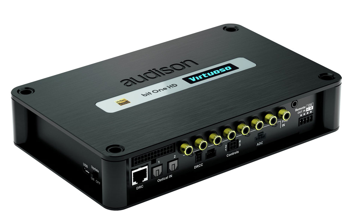 bit One HD VirtuosoDSP | 12 input channels | 13 output channels | 24 bit / 96 kHz floating point processing