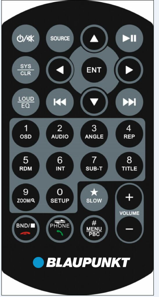 Blaupunkt  6.2" Touchscreen Double Din Bluetooth DVD Receiver with Rearview Camera USB / AUX / MicroSD