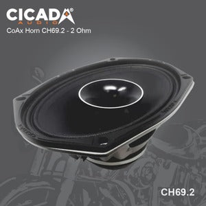 CH69.2 CICADA 6"X9" HIGH PERFORMANCE COAXIAL HORN SPEAKERS