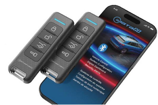 Idatastart 2 Way Remote Car Starter W/ Two 6000 Ft Range Rechargeable Remotes and Bluetooth App Control (Installation included)