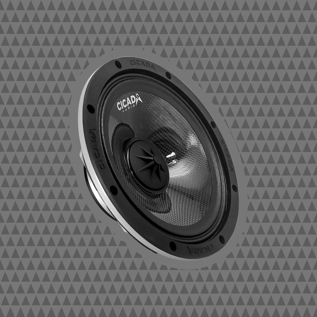 Cicada CMX 8" Mid-Bass Drivers, Carbon Mica Cone (sold in pairs) (CM82X)