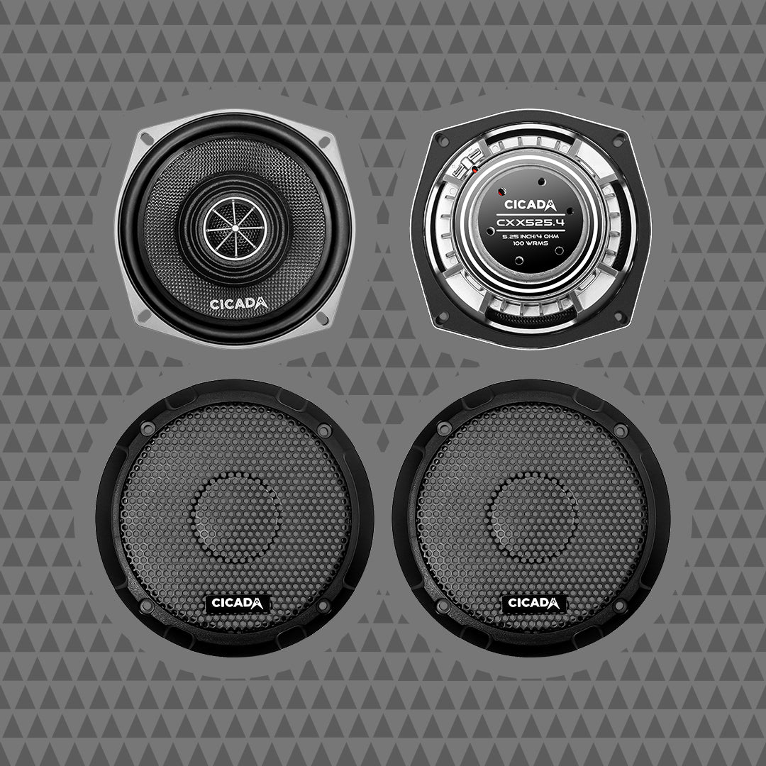 CXX525.4 CICADA AUDIO HIGH PERFORMANCE FULL RANGE COAXIAL SPEAKERS