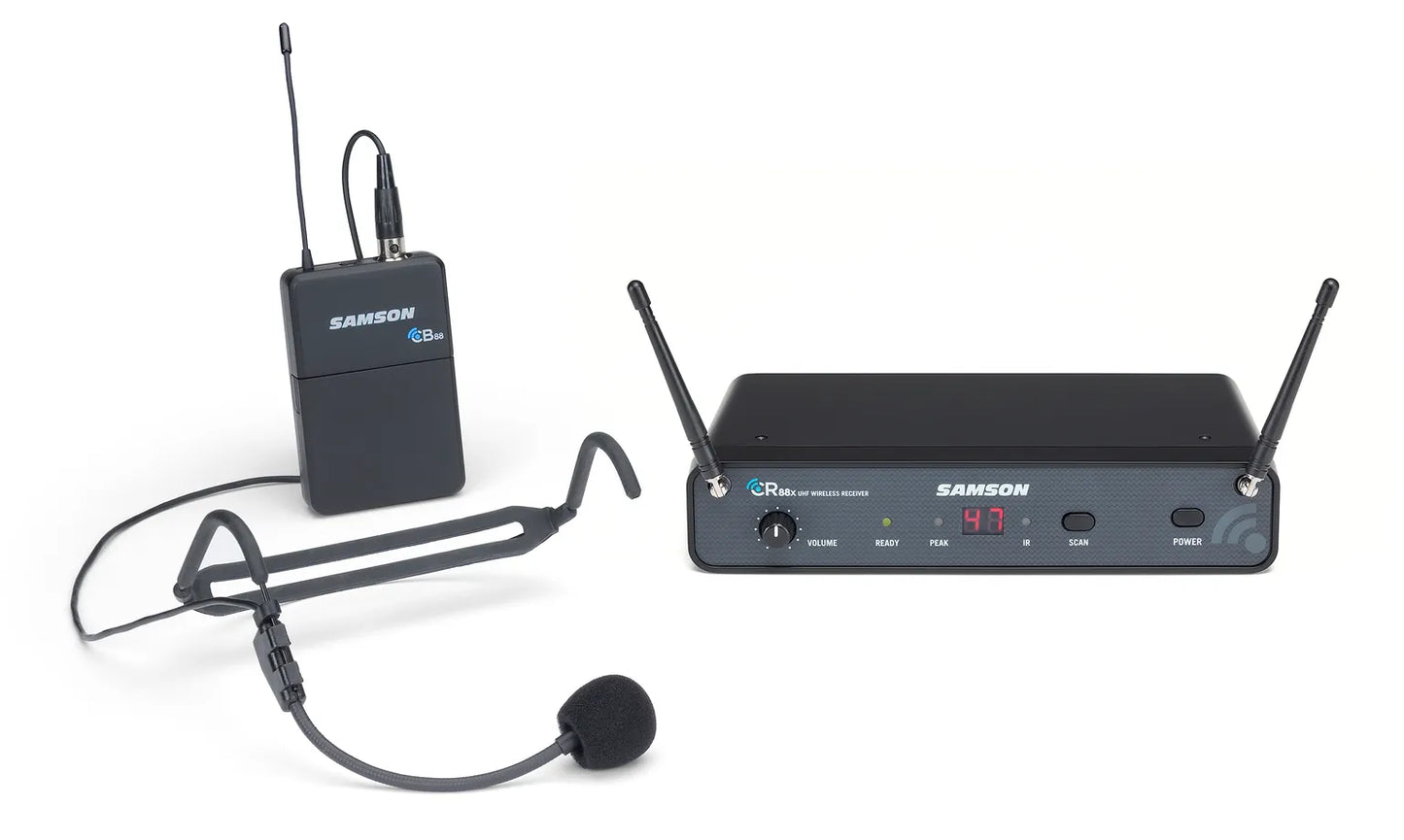 SWC88XBHS5-K | Samson Concert 88x Headset UHF Wireless System with HS5