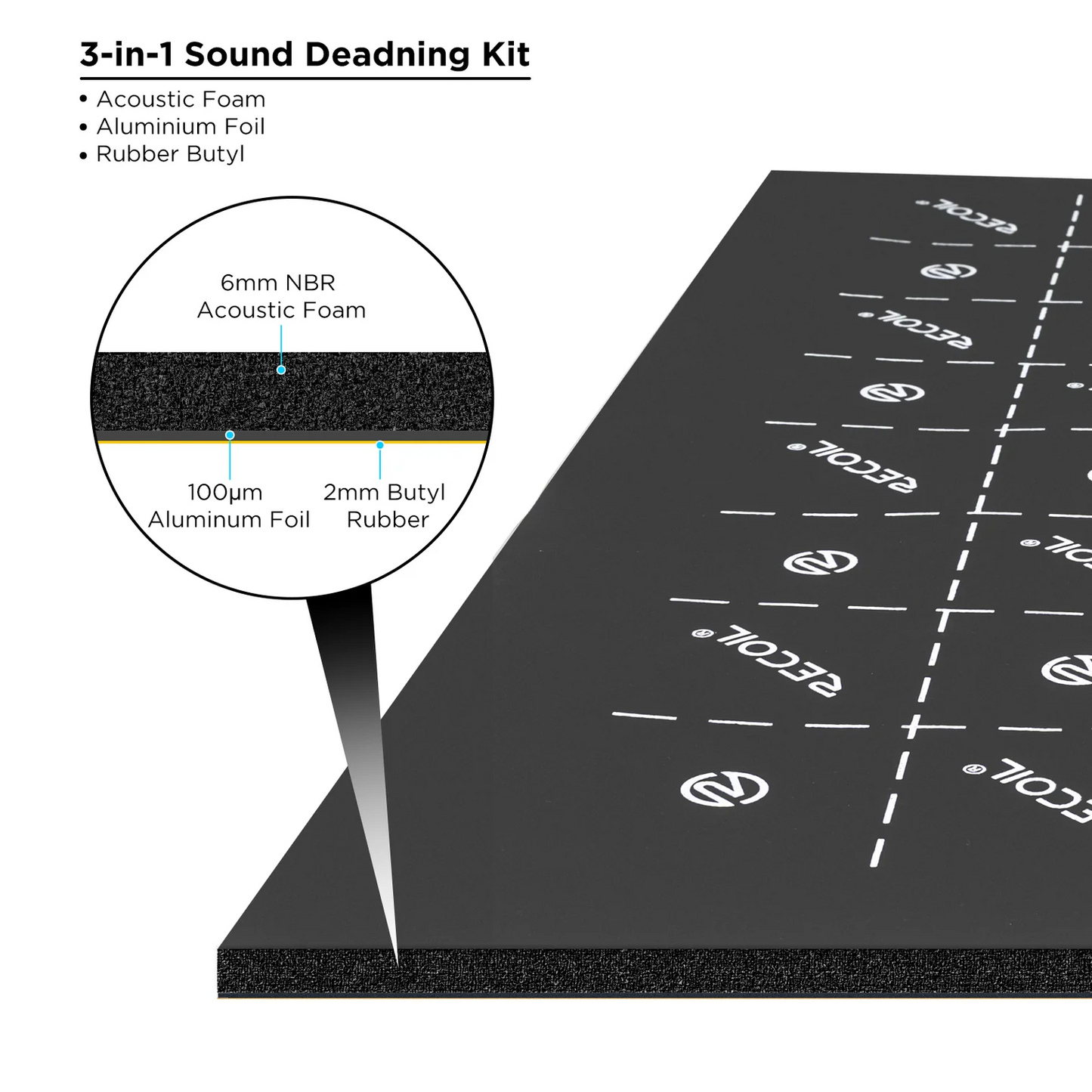 DABK Recoil Foam Damping Mat (18"x32") (Sold Each)