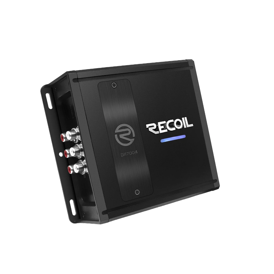 DII700.4 - Ultra Compact Full Range Class-D 4-channel Car Audio Amplifier, Max 1,400 Watts, 2-4 OHM Stable, Bridgeable
