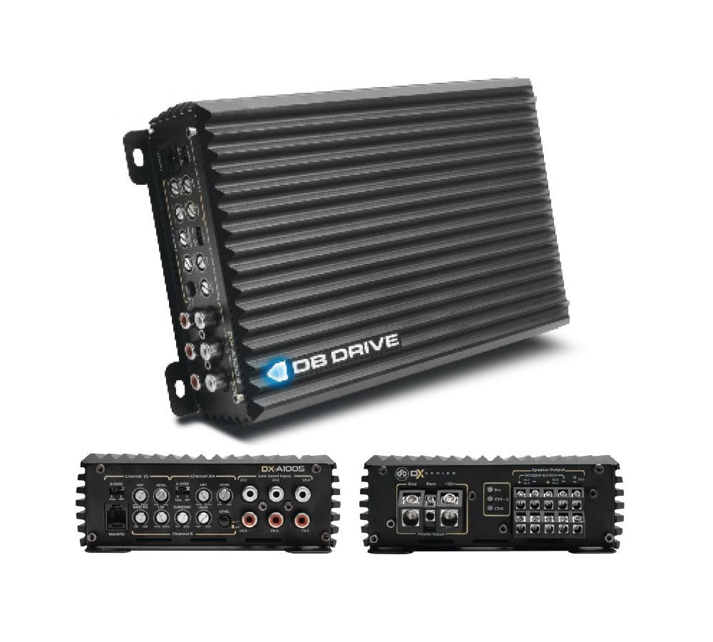 DX-A1005 DB Drive DX Amplifier (4 x 80W + 1 x 200W Rated - Class D 5-Channel)