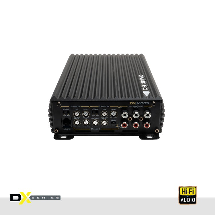 DX-A1005 DB Drive DX Amplifier (4 x 80W + 1 x 200W Rated - Class D 5-Channel)