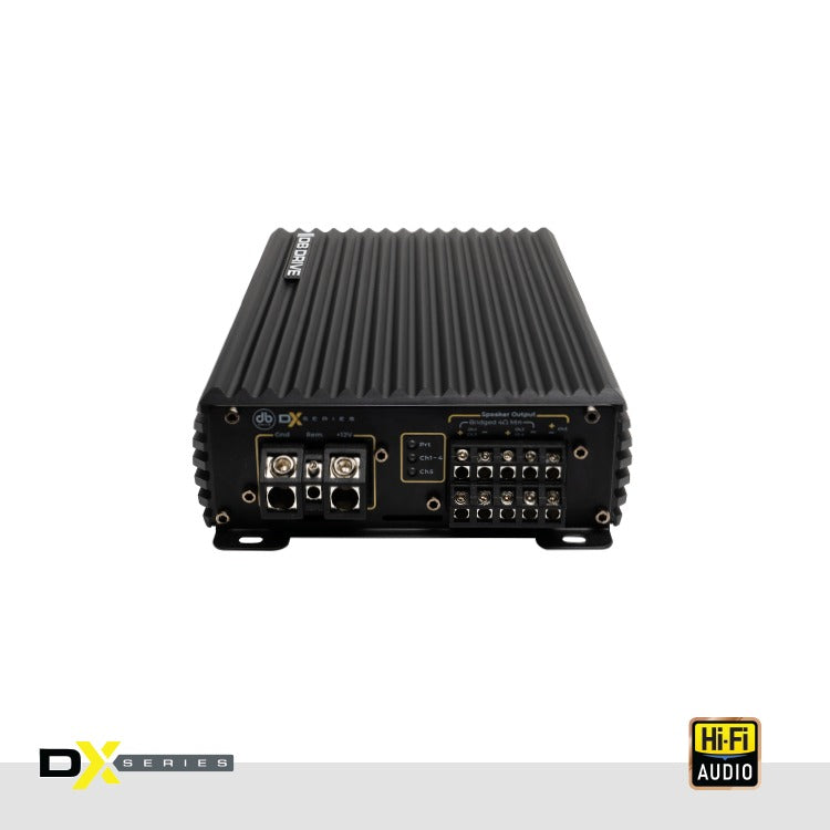 DX-A1005 DB Drive DX Amplifier (4 x 80W + 1 x 200W Rated - Class D 5-Channel)