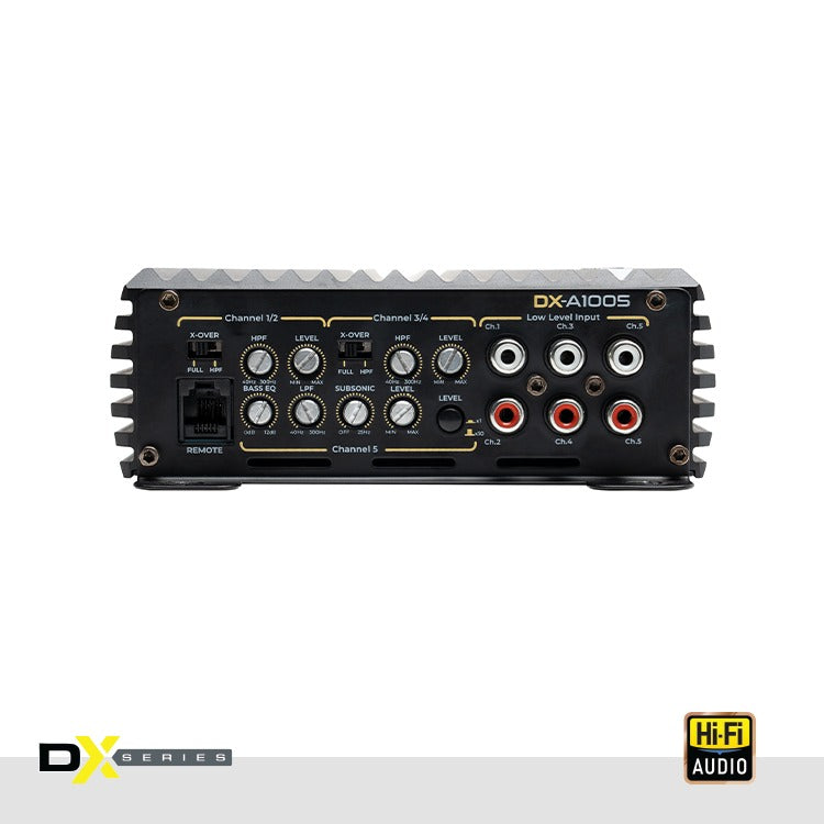 DX-A1005 DB Drive DX Amplifier (4 x 80W + 1 x 200W Rated - Class D 5-Channel)