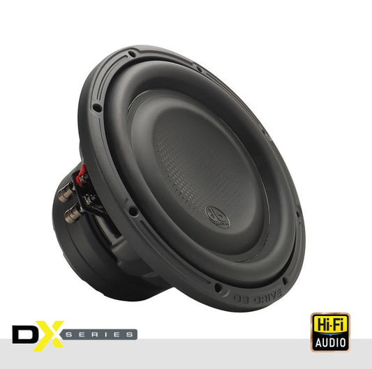 DX-W10D4 DB DRIVE DX SERIES 10" DUAL 4 OHM SUBWOOFER (600WRMS)