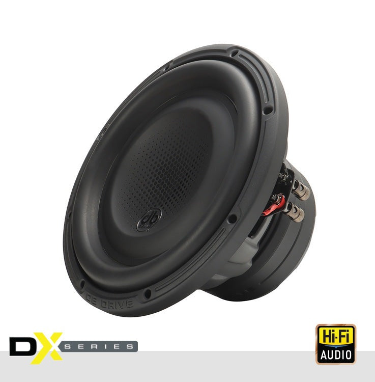 DX-W10D4 DB DRIVE DX SERIES 10" DUAL 4 OHM SUBWOOFER (600WRMS)