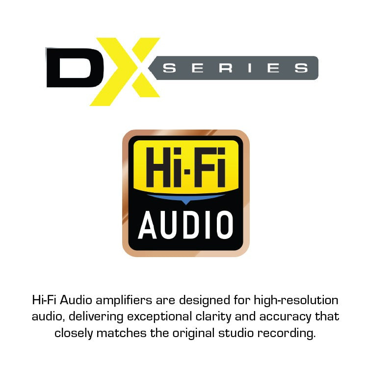 DX-A1005 DB Drive DX Amplifier (4 x 80W + 1 x 200W Rated - Class D 5-Channel)