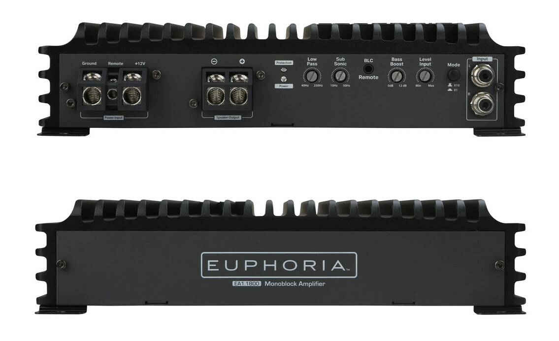 EA1.1800 Euphoria EA Amplifier (1800W Rated - Class D Monoblock)