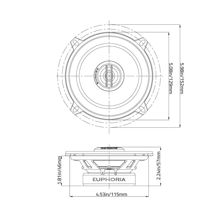 Db Drive Eurphoria 5.25" 2 Way Speakers
