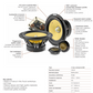FOCAL K2 POWER EVO KEVLAR 2 WAY 6.5" 2 WAY SPEAKER SYSTEM