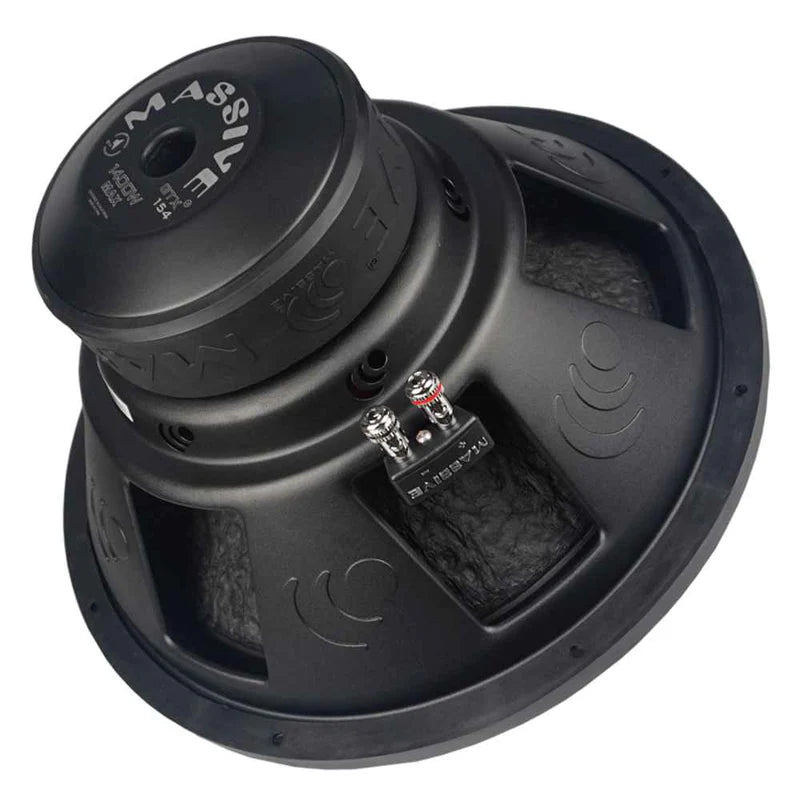 Massive Audio 15" 700 Watts RMS Dual 4 Ohm Subwoofer