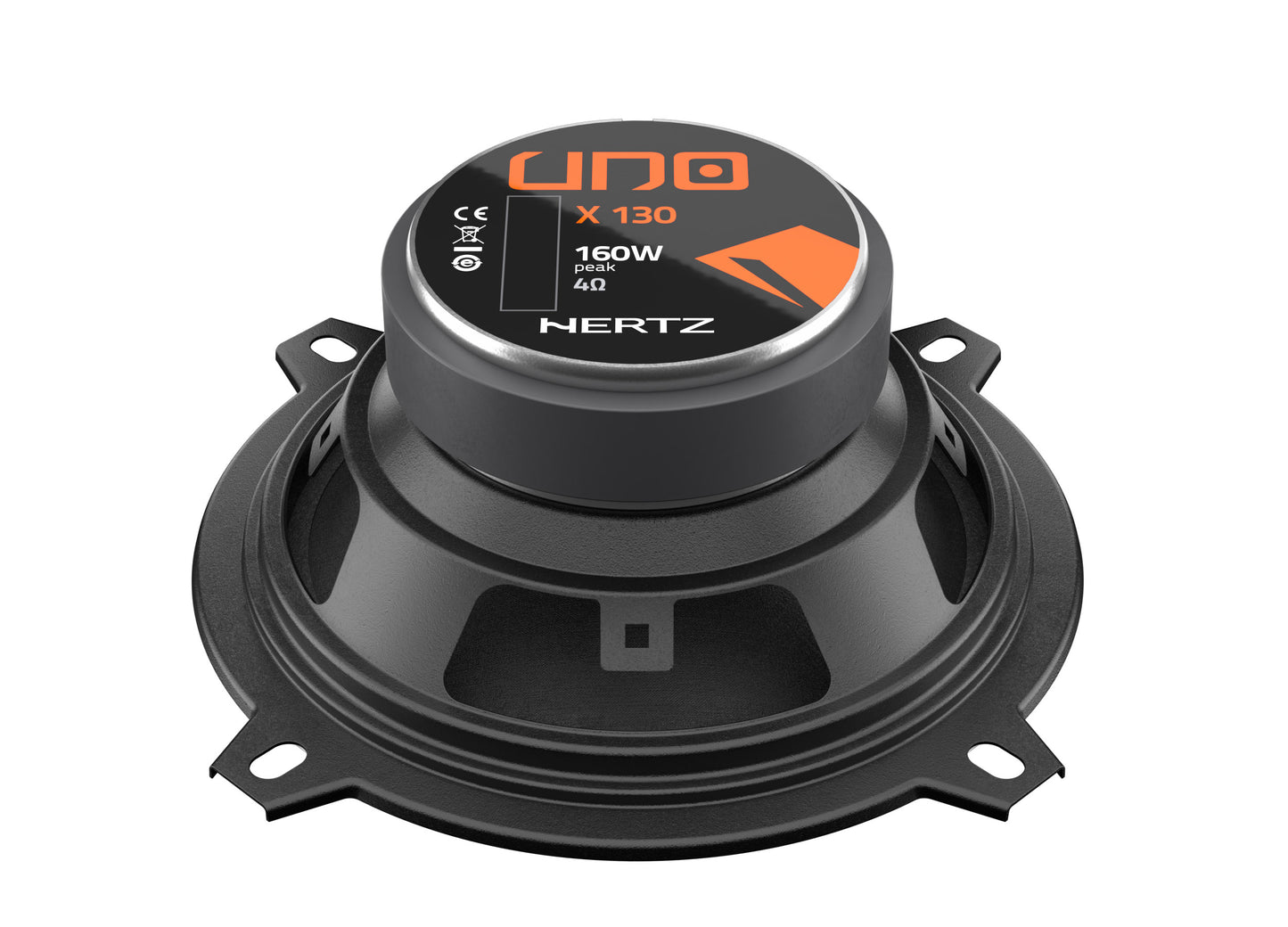 X 130 Hertz Uno Series 5.25" 40W RMS 2-Way Coaxial Car Speaker