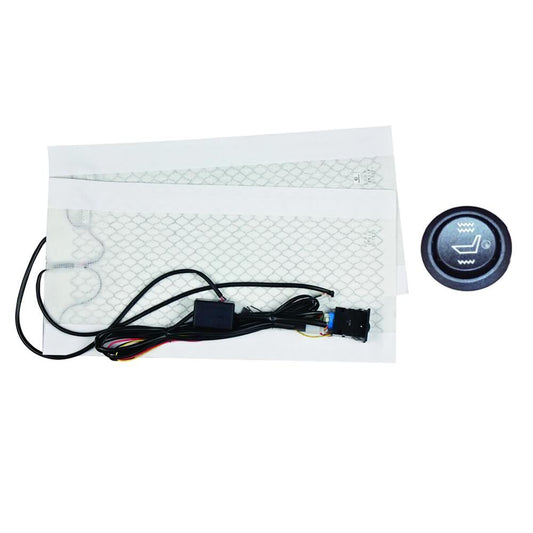IBHS1-B Installbay Single Seat Heater W/ 2 Position Round Switch (Sold Each Seat)