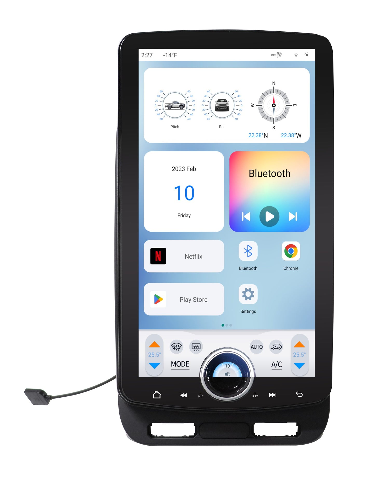 LINKSWELL GEN XL T-STYLE FORD F-SERIES PICKUP 15.6 2K HD SCREEN RADIO