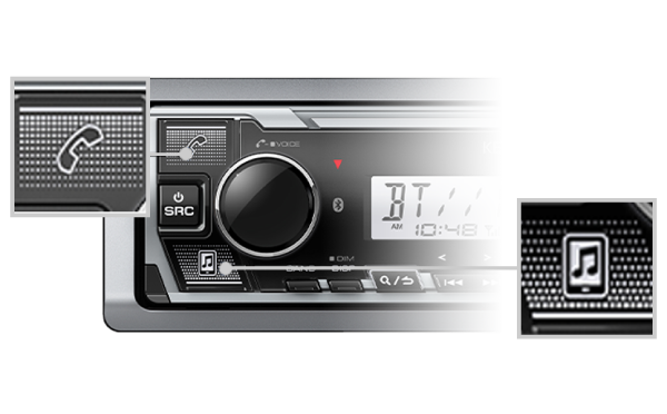 KMR-M332BT KENWOOD MARINE DIGITAL MEDIA RECEIVER (AM/FM/USB/BT/SIRIUS XM READY)