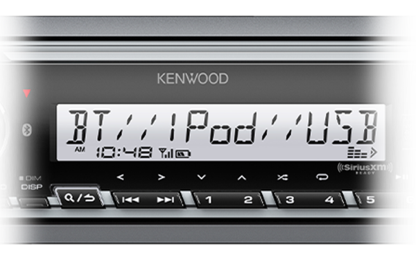KMR-M332BT KENWOOD MARINE DIGITAL MEDIA RECEIVER (AM/FM/USB/BT/SIRIUS XM READY)