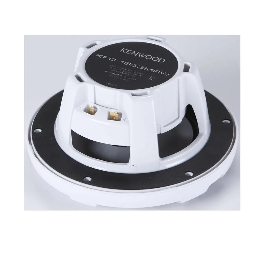 Kenwood Marine 6.5" Coaxial Speakers (White)
