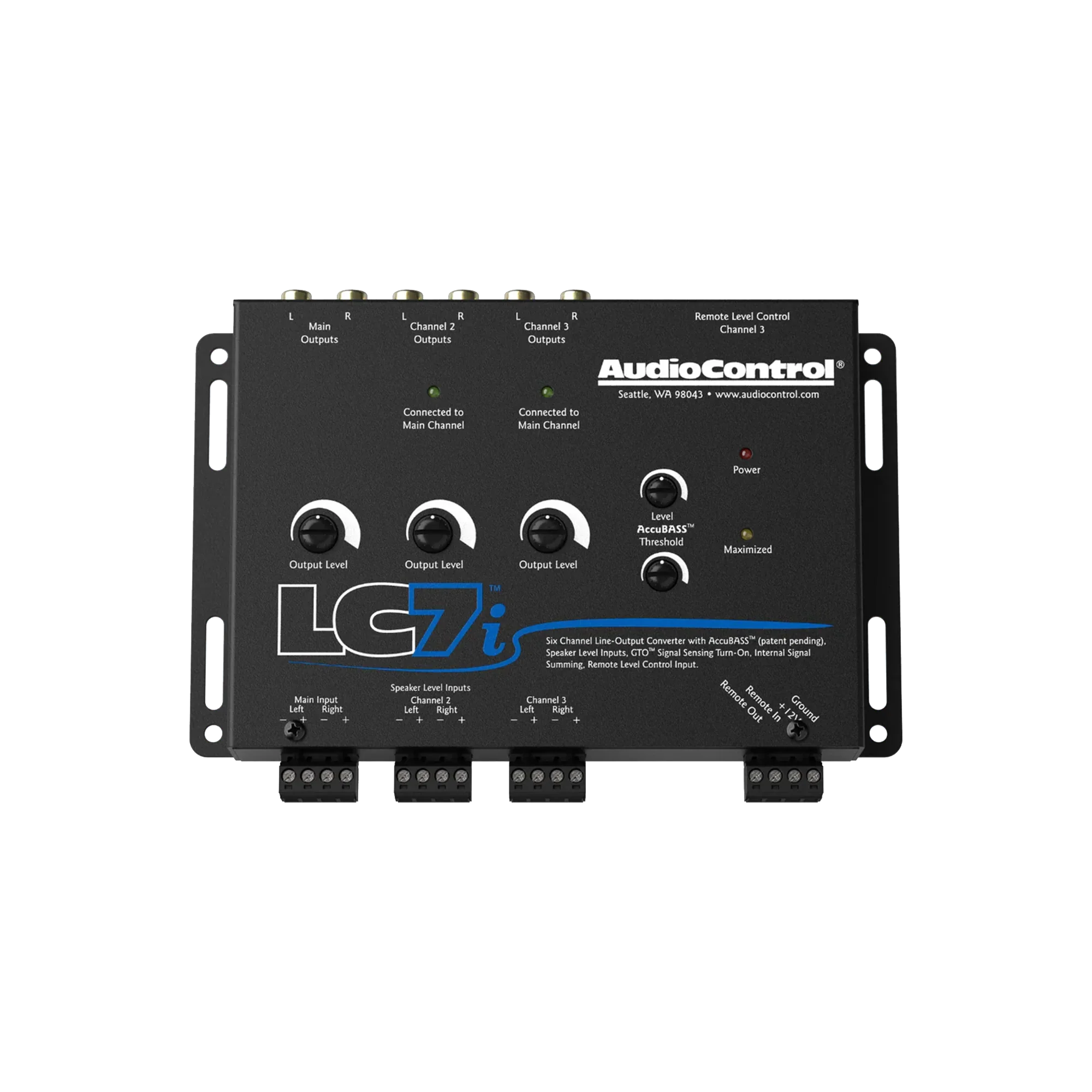 LC7i Audiocontrol Six Channel Line Output Converter with AccuBASS ...