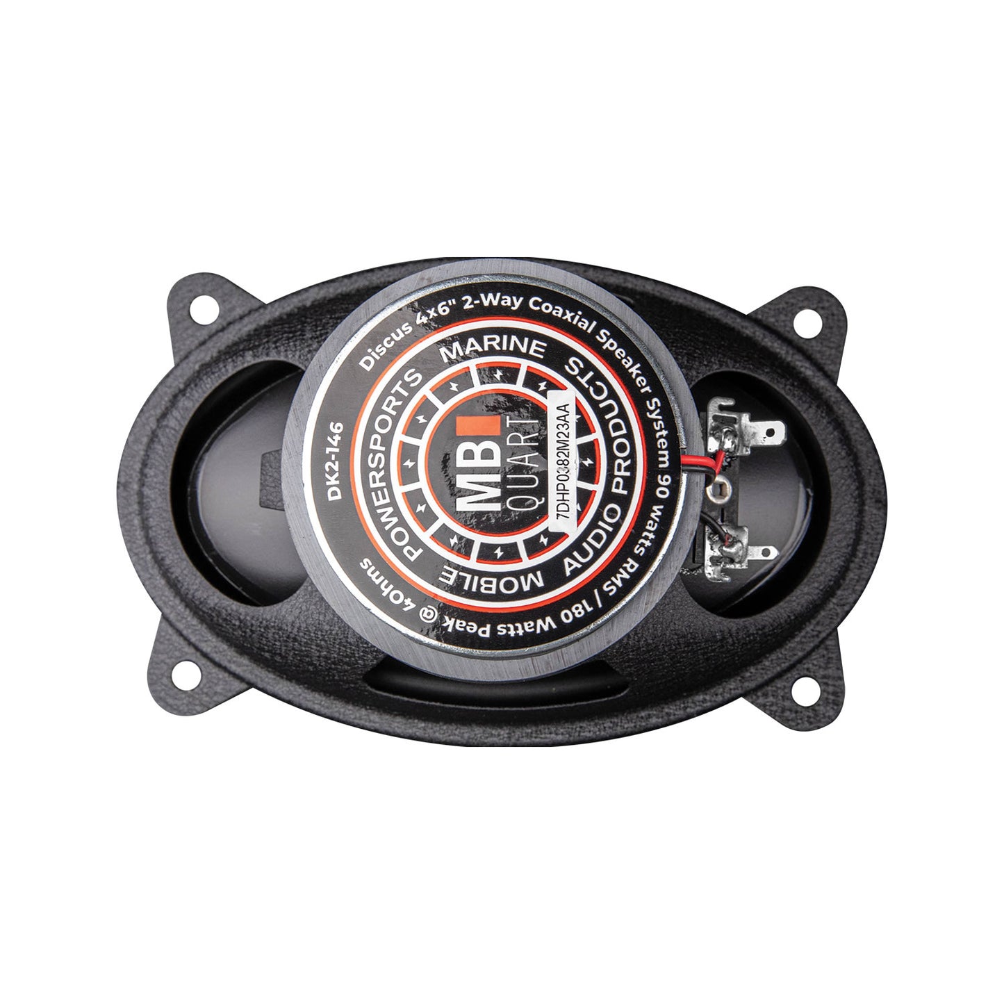 DK2-146 MB Quart 180W Peak (90W RMS) 4x6" Discus Series 2-way 4-ohm Coaxial Car Speakers
