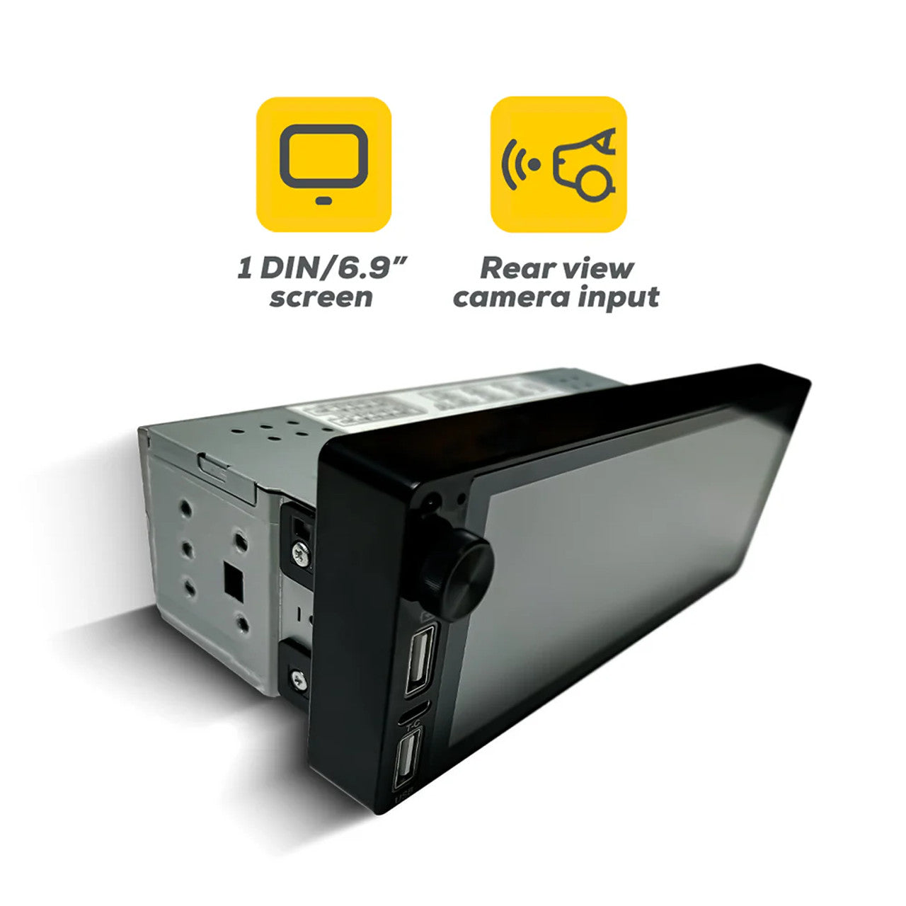 MPPLAY ZZ2 6.9" Single Din Headunit W/ Apple Carplay/android Auto/ with Single Pre-Out