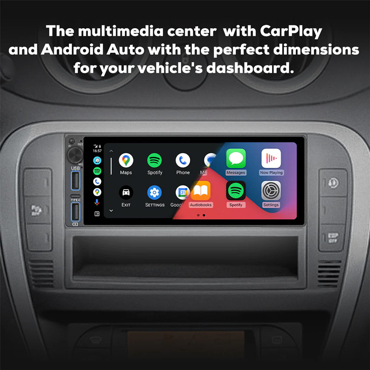 MPPLAY ZZ2 6.9" Single Din Headunit W/ Apple Carplay/android Auto/ with Single Pre-Out