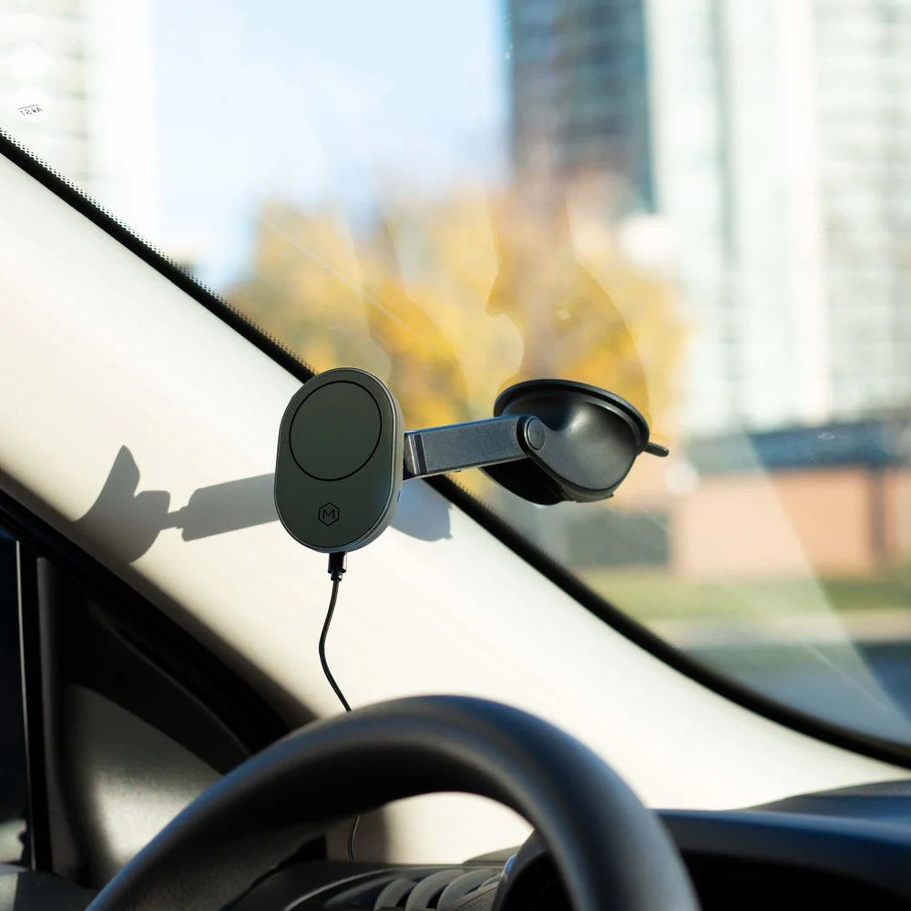 Mighty Mount MagSafe Wireless Car Charger Suction Cup Mount (Version 2.0)