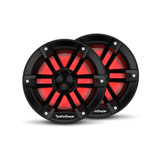 ROCKFORD FOSGATE M1 6.5" MARINE COAXIAL SPEAKERS (BLACK)