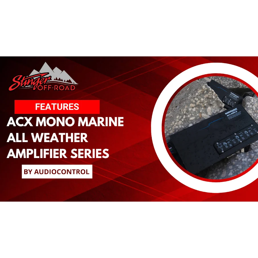 AUDIO CONTROL MONO AMP ALL WEATHER IPX6 RATED