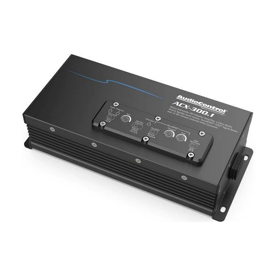 AUDIO CONTROL MONO AMP ALL WEATHER IPX6 RATED