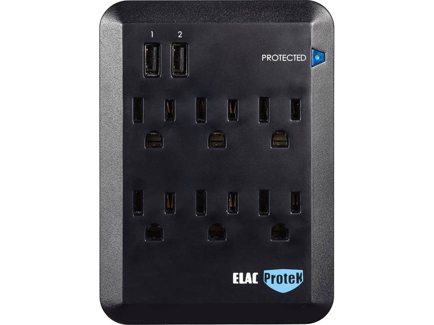 PB62S Elac 6 Outlet Surge Protector