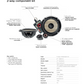 Focal Flax Evo 2-Way 6.5" Shallow Component Speaker Kit