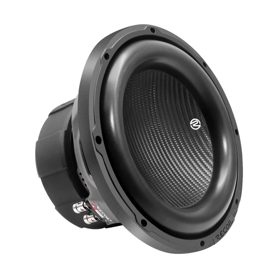 PW10D2 - Recoil Echo Pro 10 Inch Subwoofer - 1,200 Watts Power Dual 2 OHM Voice Coil