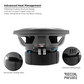 PW10D2 - Recoil Echo Pro 10 Inch Subwoofer - 1,200 Watts Power Dual 2 OHM Voice Coil