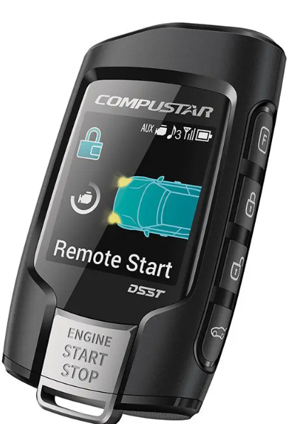 Compustar Prime SS 2 Way 4 Button LCD Remote for Car Starter