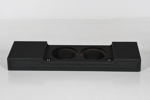 FORD F150 SUPER CREW/17-UP F250/350 DUAL 12" DOWNFIRING UNDERSEAT PORTED SUBWOOFER ENCLOSURE 09-18