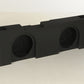 QBGMC142124DR 14-UP SIERRA/SILVERADO CREWCAB DUAL 12" VENTED SUB BOX (1CU.FT/SUB)